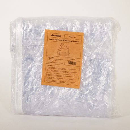 Chenshia Transparent Weatherproof Tarp Cover Heavy Duty Outdoor Garden Tent - 3x4m