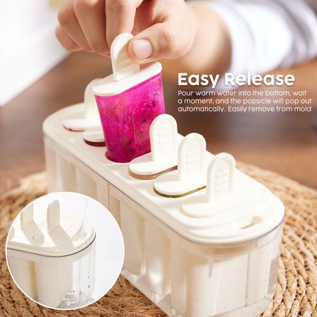 Ice Lolly Popsicle Molds Kit 6-Pack