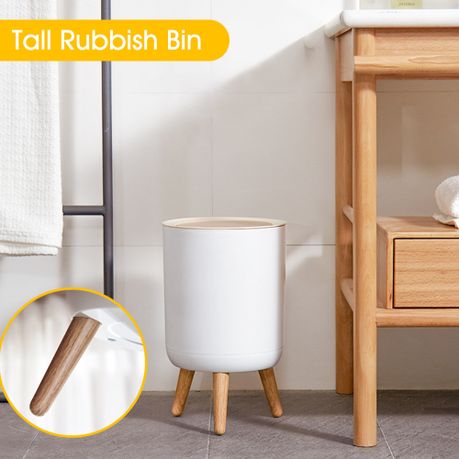 Compact Hygienic Bathroom Rubbish Bin
