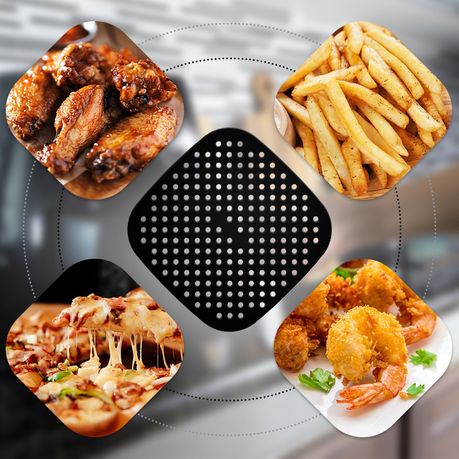 Chenshia Dishwasher Safe Silicone Non Stick Air Fryer Liners Mat Round