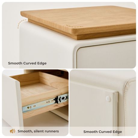 2-Drawer Bedside Table