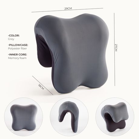 Ergonomic Memory Foam Neck & Head Support Pillow