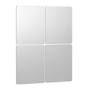 4pc Acrylic Mirror Tiles Peel and Stick