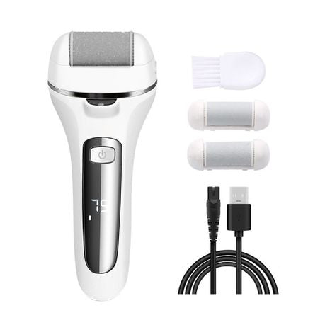 Electric Foot File & Callus Remover - White