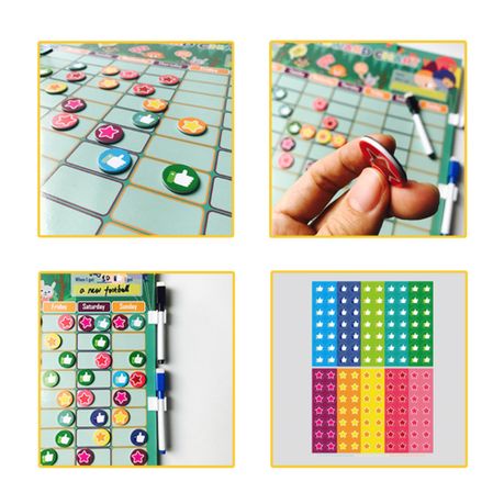 Magnetic Reward Chart Daily Reward Chart with Stickers