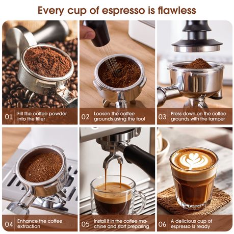 23Pc Barista Espresso Accessories Set Coffee Making Training Kit