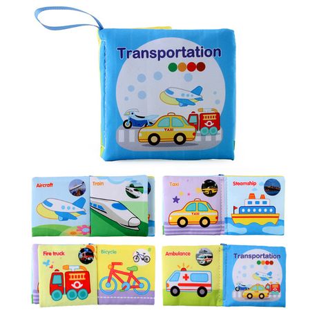 Baby Soft Cloth Book Set - 6 Books