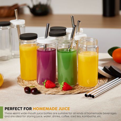 480ml Glass Bottles - 12-Pack