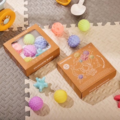 Baby Sensory Balls Set Soft Tactile Multi Texture Toys