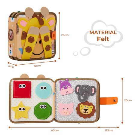 Montessori Activity Book - Giraffe Edition