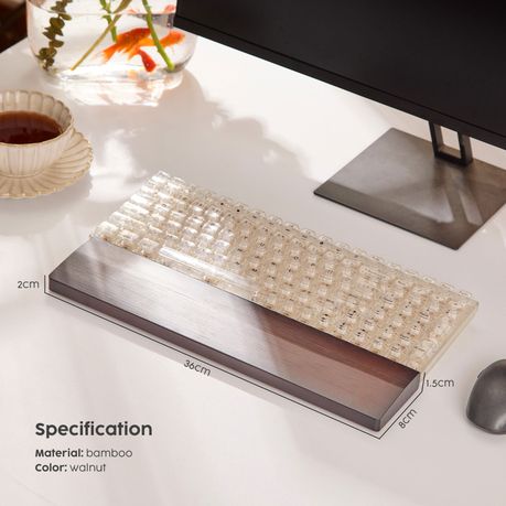 Wooden Wrist Rest Ergonomic Keyboard Hand Support Pad