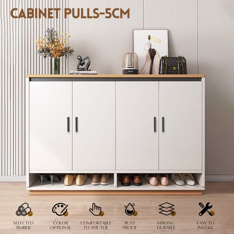 Cabinet Handles 8-Pack Stainless Steel 96mm Kitchen Pulls