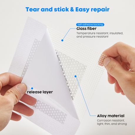 Heavy-Duty Drywall Wall Repair Patch Kit (17-Piece Set)