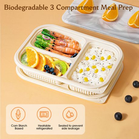 1,000ml Meal Prep Containers with Lids (Set of 10)