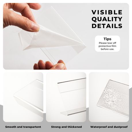 Chenshia 25Pc Mini L-Menu Stands - 6x9cm