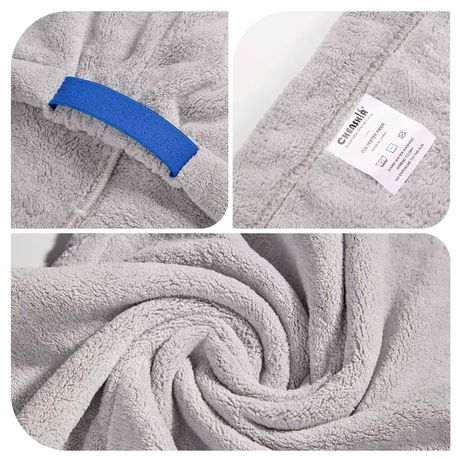 Microfiber Hair Towel Wrap Anti Frizz Absorbent Turban