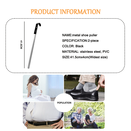 Stainless Steel Shoe Horn Set