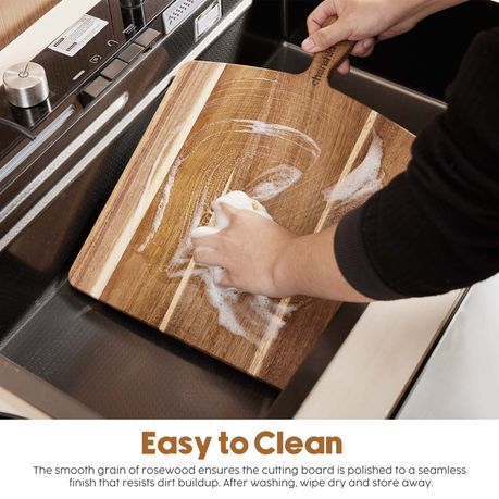 Chenshia 43cm Acacia Wood Chopping Board Charcuterie Prep Serving Board