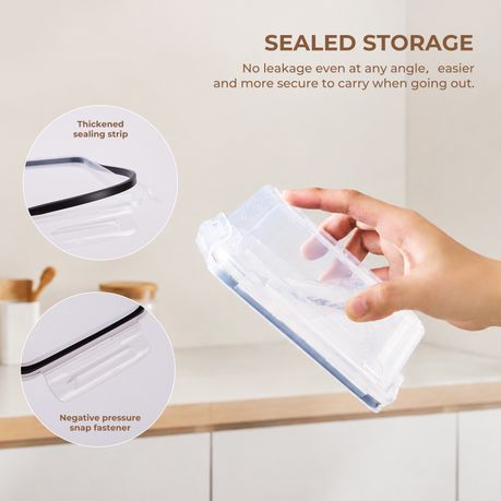 Food Storage Containers with Airtight Leakproof Lids - 16 Piece