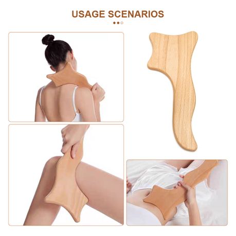 Wooden Gua Sha - Body Sculpting Lymphatic Massage Tool