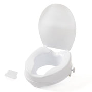 Raised Toilet Seat 10cm Elevated Riser Tool Free Bathroom Support