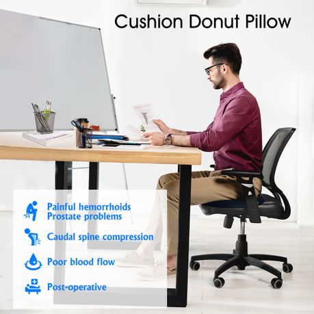Chenshia Memory Foam Seat Cushions -Haemorrhoids Office Chairs Donut Pillow
