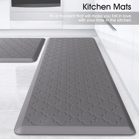 Waterproof Cushioned Kitchen Mat Floor Rug Set