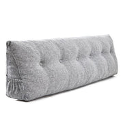 180cm Bed Backrest Cushion - Grey