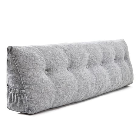 180cm Bed Backrest Cushion - Grey