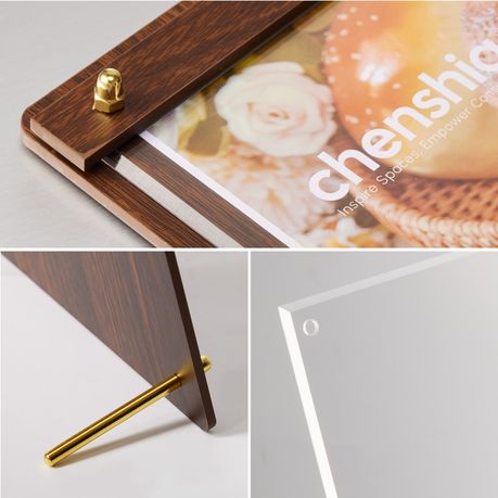 Acrylic Sign Holder A4 - 3 Pack