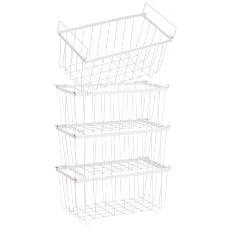 Freezer & Fridge Storage Baskets - 4-Pack