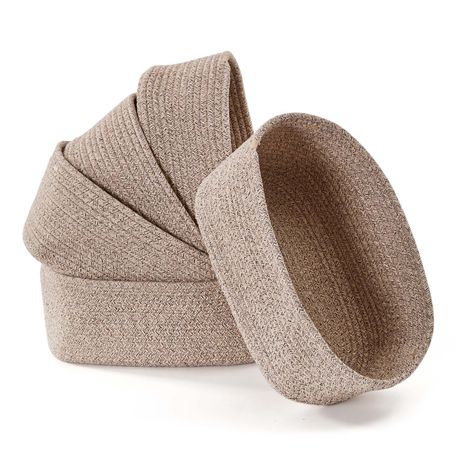 Chenshia 5-Piece Cotton Woven Storage Organiser Bins