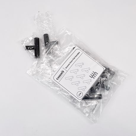 Stainless Steel Cabinet Handles Matte Black - 8 Pack