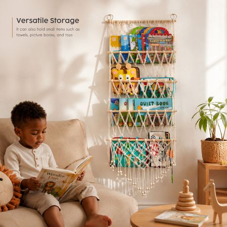 4-Tier Toy Storage Hammock