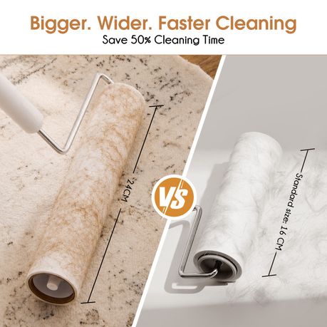 Telescopic Pet Hair Lint Remover Carpet Lint Roller Long Handle