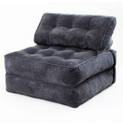 Grey 3-in-1 Folding Sofa Bed