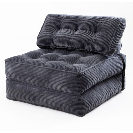 Grey 3-in-1 Folding Sofa Bed
