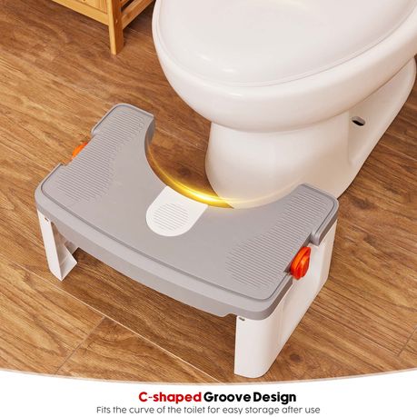 Foldable Toilet Stool Squat Potty Training Bathroom Footrest Aid