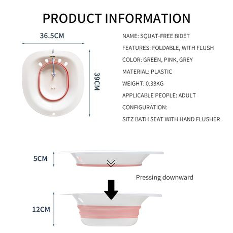 Herbility Collapsible Sitz Bath Yoni Steaming Seat