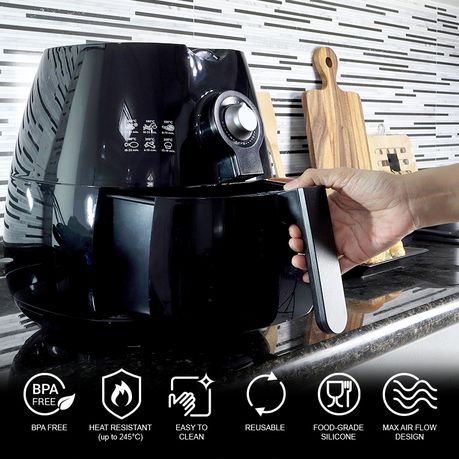 Chenshia Dishwasher Safe Silicone Non Stick Air Fryer Liners Mat Round