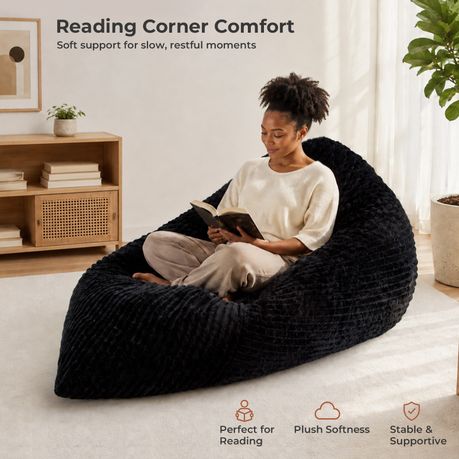 3-in-1 Memory Foam Bean Bag Chair