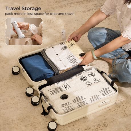 12 Pack Vacuum Storage Bags with Electric Pump