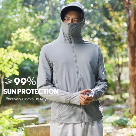 Mesh Hooded Sun Protection Jacket - 3XL