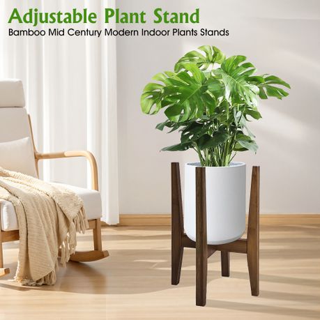 Adjustable Bamboo Plant Stand -18-30cm Pots