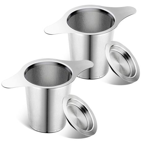 Stainless Steel Tea Infuser Mesh Strainer with Double Handles