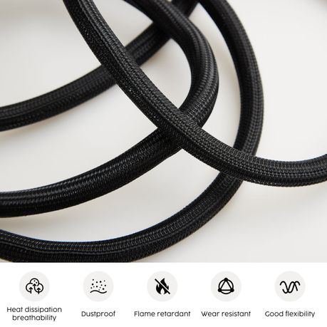 Chenshia Cord Protector Wire Loom Tubing Cable Sleeve Split Sleeving