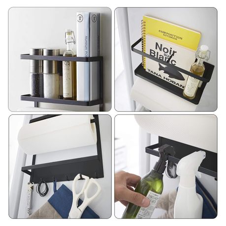 Chenshia Magnetic Storage Refrigerator Shelf-Spice Rack Kitchen Organizer - White