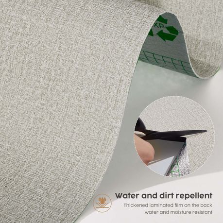 Textured Self-Adhesive Foam Wallpaper - 50 cm × 10 m