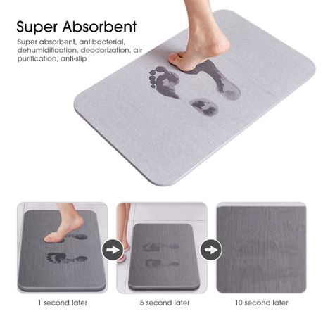 Diatomite Bath Mat - 60x40cm