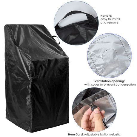 Heavy Duty Patio Chair Cover Waterproof 420D Oxford Outdoor Protection